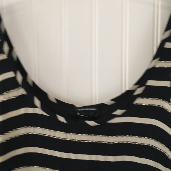 Club Monaco Silk Striped Tank Dress with Sequin Detail Size Extra Small - Picture 4 of 11